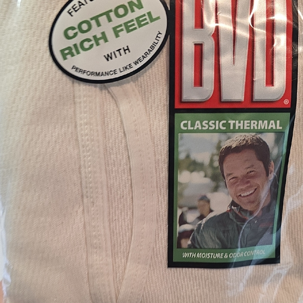 BVD‎ Men's Cream Cotton Underwear with Gray Trim Size M 32-34 (81-86cm) - Picture 9 of 11